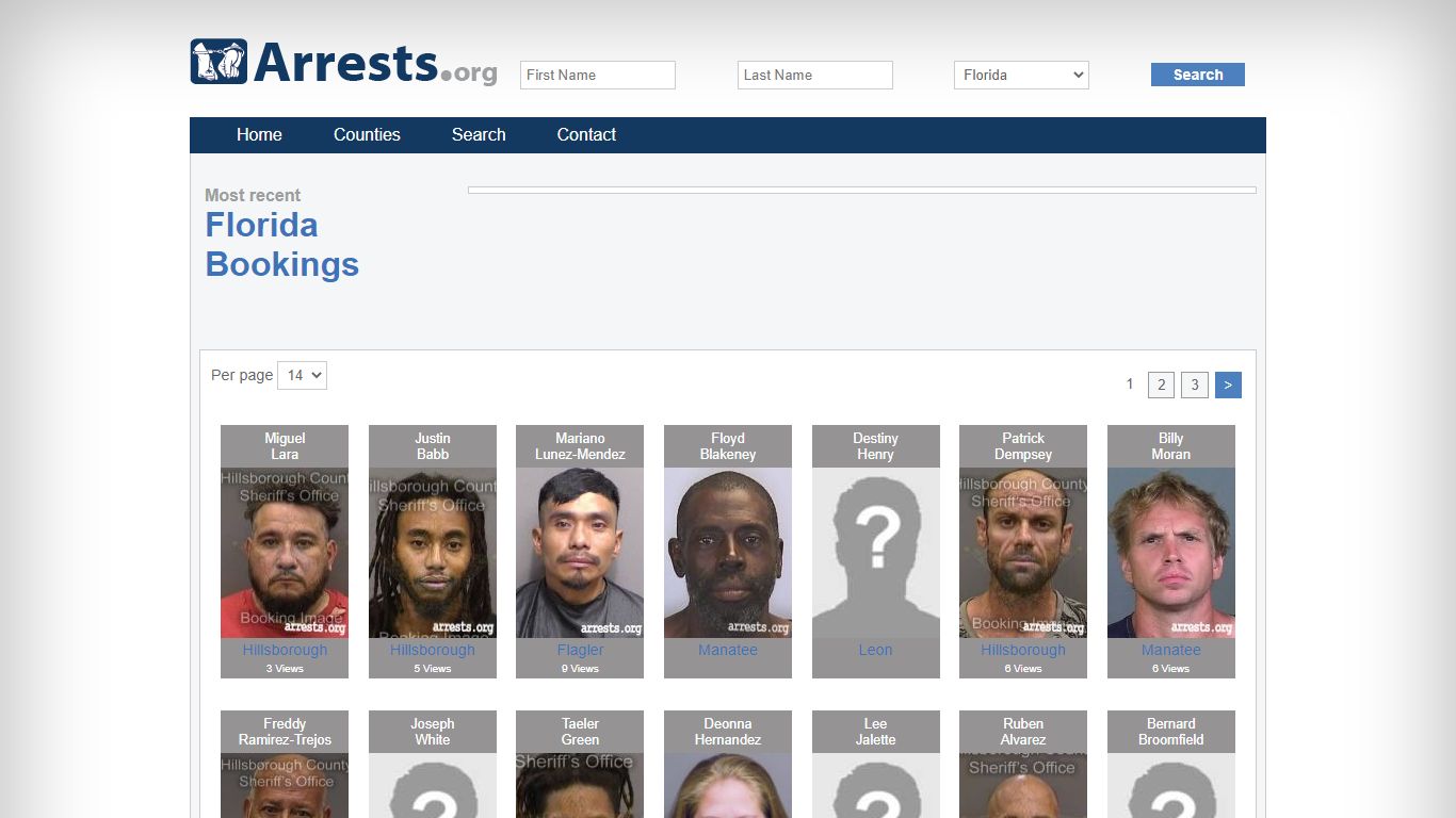 Florida Arrests and Inmate Search