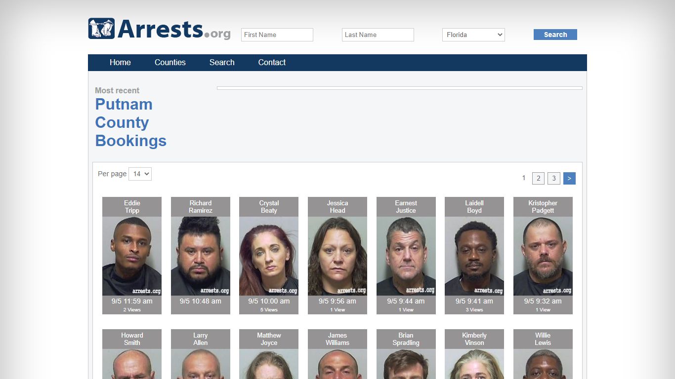 Putnam County Arrests and Inmate Search